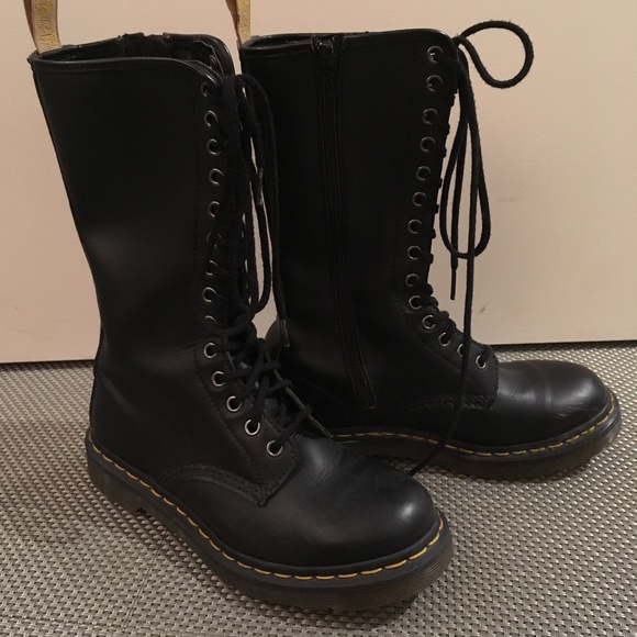 high black doc martens